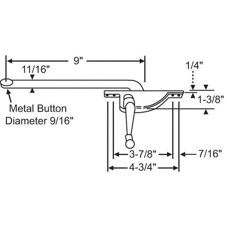 Strybuc Casement Operator Assembly 36-314